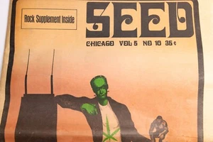 Chicago Seed Underground newspaper 1970 Message From Black Panther Party - Picture 1 of 10