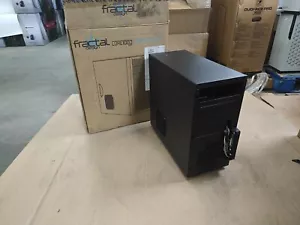 Fractal Design Core 1000 Black Micro ATX Mini Tower Computer Case Missing FPanel - Picture 1 of 7