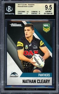 BGS 9.5 - 2017 Penrith Panthers NRL TLA Traders Rookie Graded Card Nathan Cleary - Picture 1 of 3
