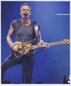 Sting (The Police) SIGNED Photo 1st Generation PRINT + Certificate / 4 - Picture 1 of 1
