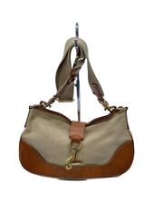 Miu Miu Shoulder Bag Leather Camel with Stains and Used