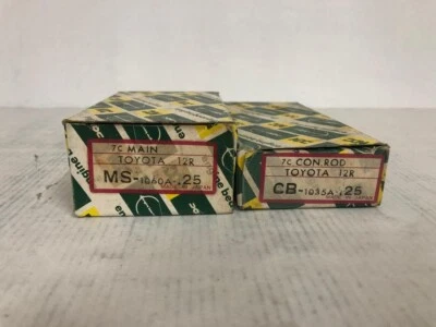 Cojinete principal y biela 2XNDC MS-1060A CB-1035A 7C 12R .25 O/S APTO PARA TOYOTA HIACE II Foto 1 de 4