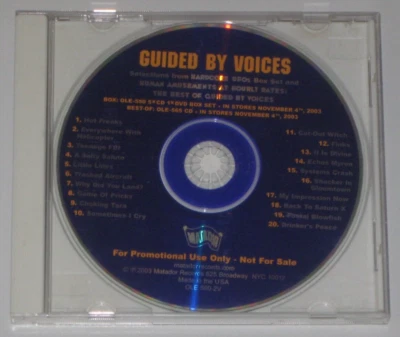 GUIDED BY VOICES RARE PROMO ONLY CD SELECTIONS FROM HARDCORE UFO'S BOX SET - Image 1 of 3