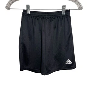 Adidas Shorts Boy's Medium Black Athletic Active Pull On Casual - Picture 1 of 6