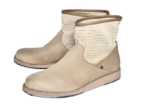 EMU AUSTRALIA Numeralla Lightweight Nubuck Boot Women Size 9 Natural Beige - Picture 1 of 6