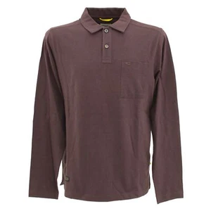 CAMEL ACTIVE Herren langarm Polohemd Poloshirt bordeaux rot 30038 - Picture 1 of 2