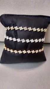 Bracciale argento con strass - Foto 1 di 1