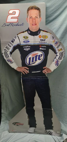 BRAD KESELOWSKI #2 NASCAR Auto Racing CARDBOARD CUTOUT Standup Standee Poster Cover