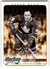 2011-12 Upper Deck Hockey Heroes Red Kelly #HH20 Toronto Maple Leafs