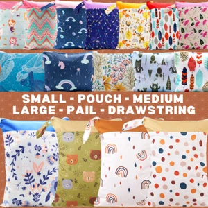 Waterproof Wet Bag for Babies Cloth Nappy Diaper Wipes Swimwear Picnic Pool - Picture 1 of 209