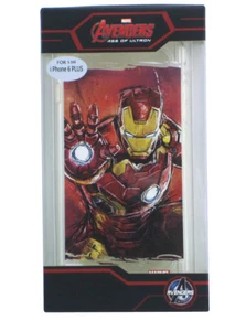 Iron Man iPhone 6 Plus Fitted Gel Case Avengers Age Of Ultron Marvel Comics New - Picture 1 of 2