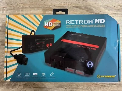 Hyperkin RetroN HD Gaming System Console Nintendo NES Games  Black W/ Controlers - Image 1 of 4