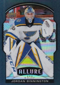 20-21 UPPER DECK ALLURE BLACK RAINBOW JORDAN BINNINGTON #49 ST. LOUIS BLUES - Picture 1 of 1