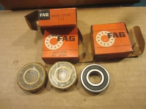 FAG 6203 2RSR B Bearings 3pcs - Picture 1 of 1