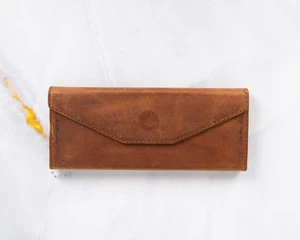 Ray Ban Case, Handmade Leather Sunglasses Case, Glasses Storage, Magnetic Clasp - Picture 1 of 60