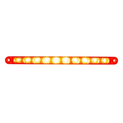United Pacific 36827B 10 LED 9" Split Turn Function Light Bar - 1 Unit Foto 1 de 4