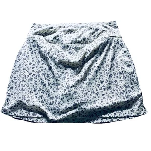 Skort Kensie Stampa Floreale Performance Taglia Large Crema Viola Attivo - Foto 1 di 9