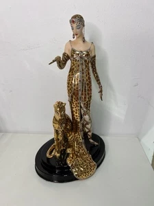 HOUSE OF ERTE OCELOT THE FRANKLIN MINT LIMITED EDITION - Picture 1 of 9