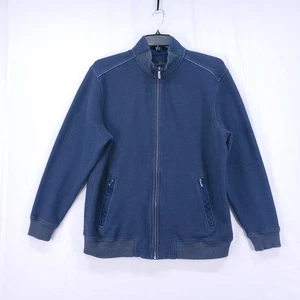Tommy Bahama Herren XL blau Full Zip Sweater Jacke weiche Baumwolle bequem - Bild 1 von 19
