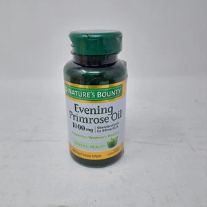 Nature's Bounty Nachtkerzenöl, fördert die Gesundheit von Frauen, 1000 mg 60 schnell - Bild 1 von 6