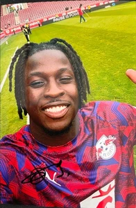 Johan Bakayoko +RB Leipzig+ sign. Foto 15x10cm in person +Belgien+ Top-Neuzugang - Bild 1 von 3