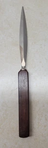 Wood & Stainless Steel Letter Opener Collector 8" Vintage MCM - Picture 1 of 3