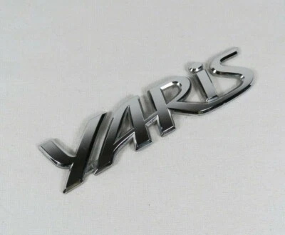 2007-2020 Toyota Yaris Emblem For Rear Trunk Chrome Badge Symbol Logo Nameplate - Image 1 of 2