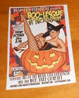 Carte Music City Burlesque Boo-Lesque the Belcourt manuel promo Halloween 6x4