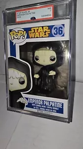 Funko POP! Star Wars: Emperor Palpatine #36 Blue Box Vaulted, PSA Graded 7 NM - Picture 1 of 10