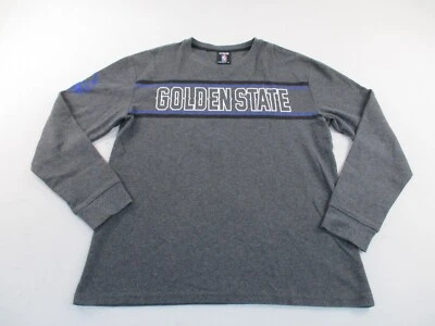UNK Golden State Warriors Shirt Mens XL Gray Long Sleeve NBA Crew Neck - Image 1 of 4