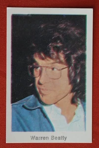 WARREN BEATTY 70’s RARE VINTAGE EXYUGO MOVIE STARS GUM CARD - Picture 1 of 2