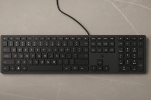 Genuine HP Keyboard 320K Halley USB KB DIB UK Layout wired USB L96909-031 Black - Picture 1 of 1