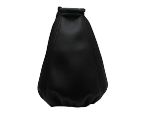 DAEWOO ESPERO (1991-1999) Soufflet Levier De Vitesse 100% Cuir - Couture Noir - Picture 1 of 1