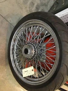 Chrome 80 Spoke Front Wheel 18” For Harley #SD-16-2 - Picture 1 of 1