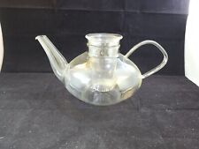Schott Verran Germany Jenaer Clear Glass Teapot Infuser Marked