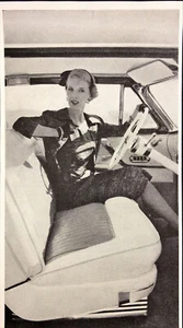 Quaker State 1955 anuncio impreso en aceite de motor mujer banco de conductor asiento coche - Imagen 1 de 7
