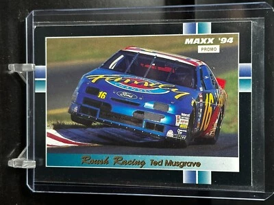 1994 Maxx Race Cards Promo Raush Racing, Ted Musgrave - Image 1 of 2