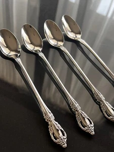 Oneida Raphael Set di 4 Cucchiaini Ghiacciati Distinction Deluxe Inox NUOVO - Foto 1 di 7