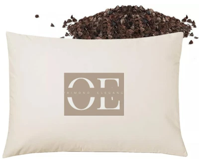 Organic Buckwheat Pillow for Neck & Shoulder Pain Relief - 14"x20" Japanese Size - Image 1 of 4