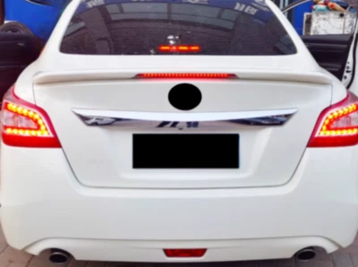 Alerón trasero de maletero blanco perla con ajuste ligero Nissan Altima 2013-2015 sedán 4 puertas Foto 1 de 4