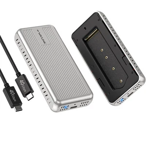 M.2 NVMe SSD Enclosure USB C 10Gbps 20Gbps 40Gbps Hard Drive SATA SSD Case - Picture 1 of 73