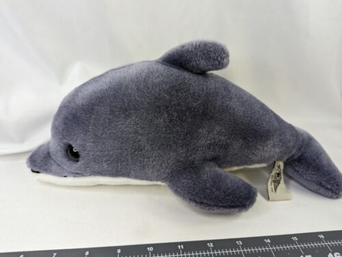 Gray Dolphin Porpoise Plush 13 Inch Paul E Sernau Stuffed Animal Toy