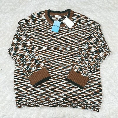 Небеса синий новый с Ярлыками изогнутый 1 X чувство холодный свитер коренастый мульти богемное повседневный - Изображение 1 из 4