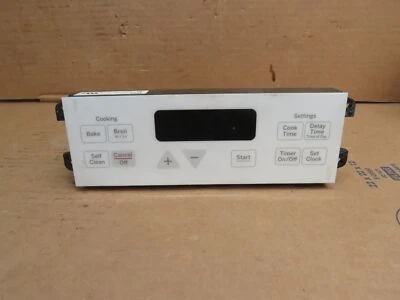 GE Range Control Board Clock (White) Part # WB27T10480 WB07X20144 Foto 1 de 2