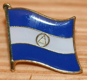 Insignia de pasador de solapa de metal bandera de Nicaragua - Imagen 1 de 1