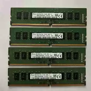 SK Hynix 32GB (4x8GB) Desktop Ram Kit 2Rx8 PC4-2133P HMA41GU6AFR8N-TF - Picture 1 of 1