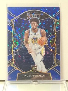 2020-21 Select James Wiseman RC Blue Disco /25