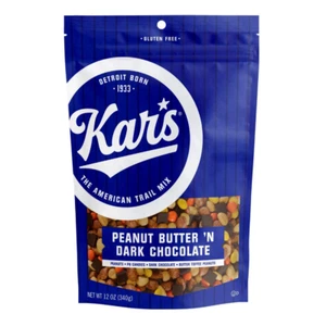 Kar’S Nuts Peanut Butter ‘N Dark Chocolate Trail Mix, 12 Oz Resealable Pouches – - Picture 1 of 3