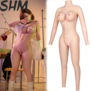 Body completo de silicona con formas de senos transgénero traje vagina falso travesti - Imagen 1 de 30