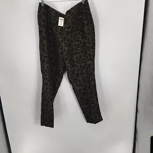 Chico's Leggings Women's 2 Brown Skinny Tiger Pants - Picture 1 of 7